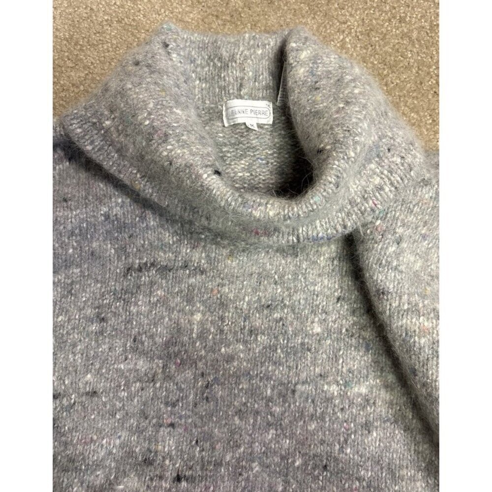 Vintage Jeanne Pierre Laine Angora Cowl Neck Long Sleeve Sweater Women’s Medium - Picture 6 of 6